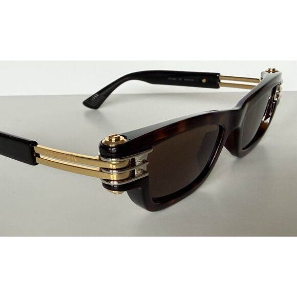 Bottega Veneta Unisex Bolt Squared Sunglasses Brown BV1308S Japan 791665 NIB main image 8